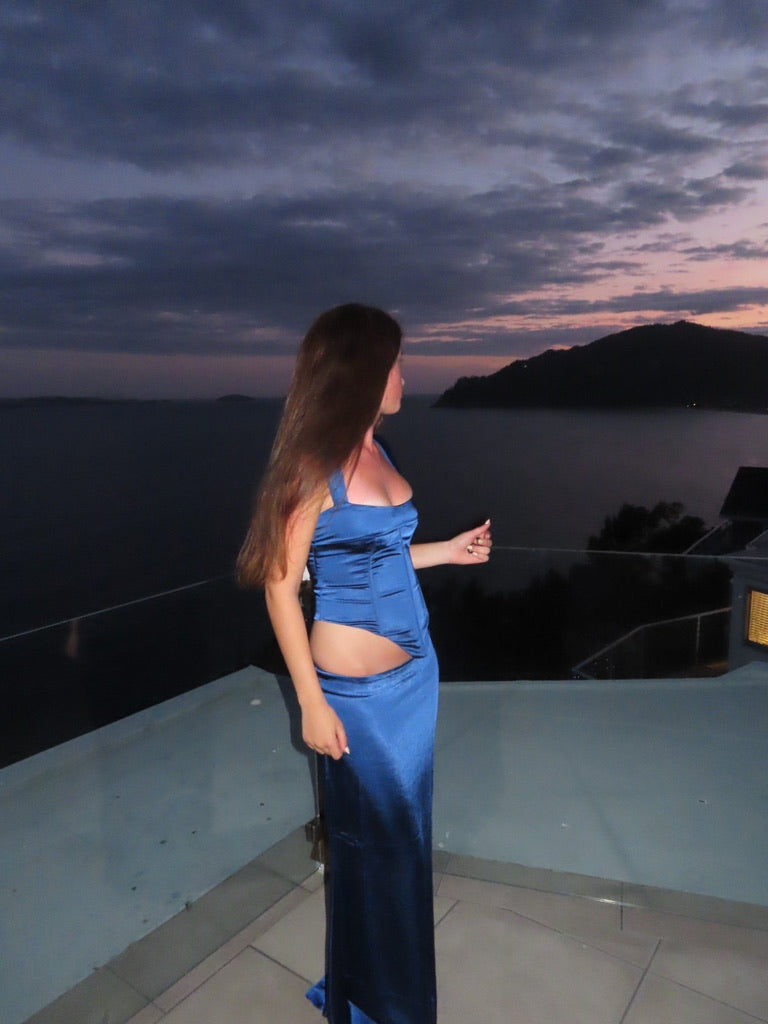 The Valerie Maxi Set - Midnight