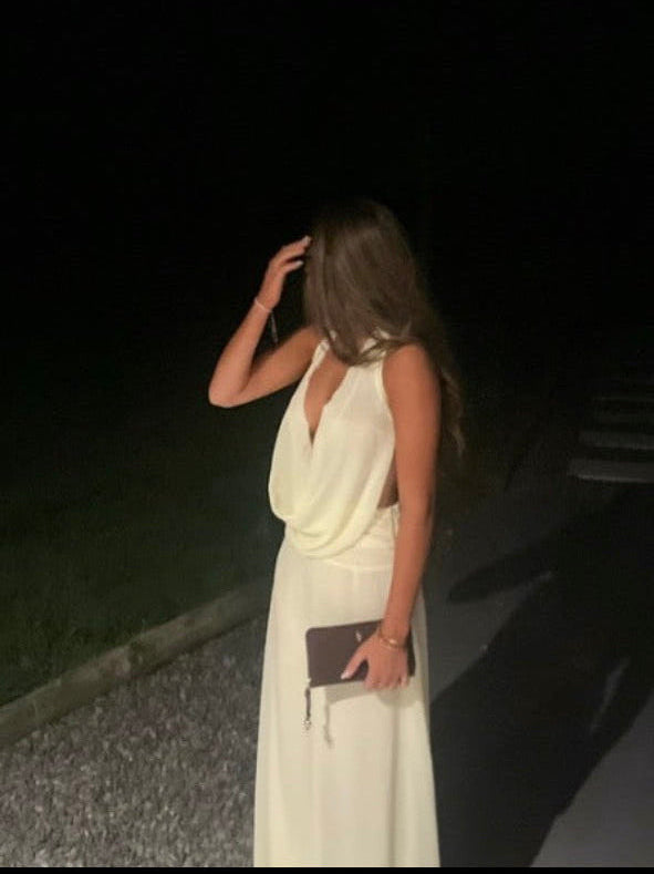 Elysia Maxi Dress - Yellow