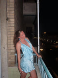 Rosita Mini Dress - Blue