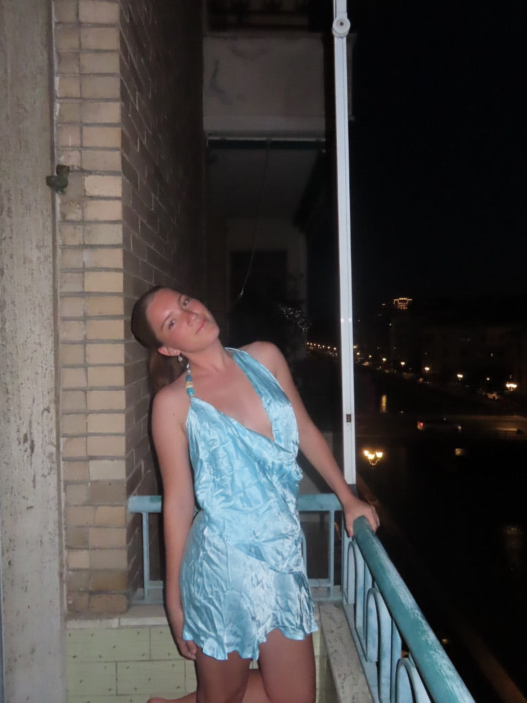 Rosita Mini Dress - Blue