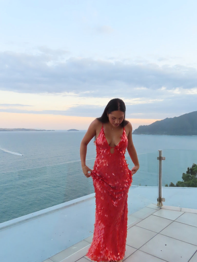 The Sapphire Sequin Dress