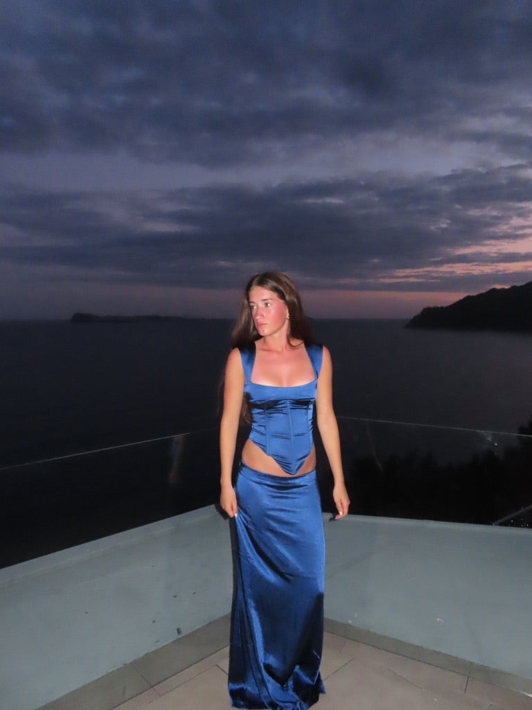 The Valerie Maxi Set - Midnight